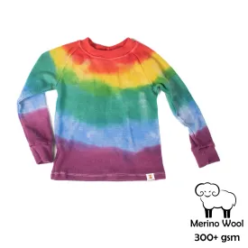 Merino Wool Long Sleeve Top - Heavy Weight - 300 gsm