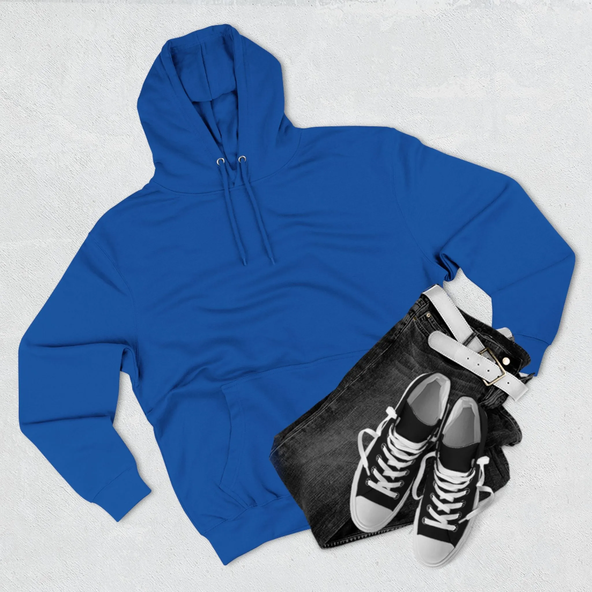 Motivational Three-Panel Fleece Hoodie - Decide Your Future