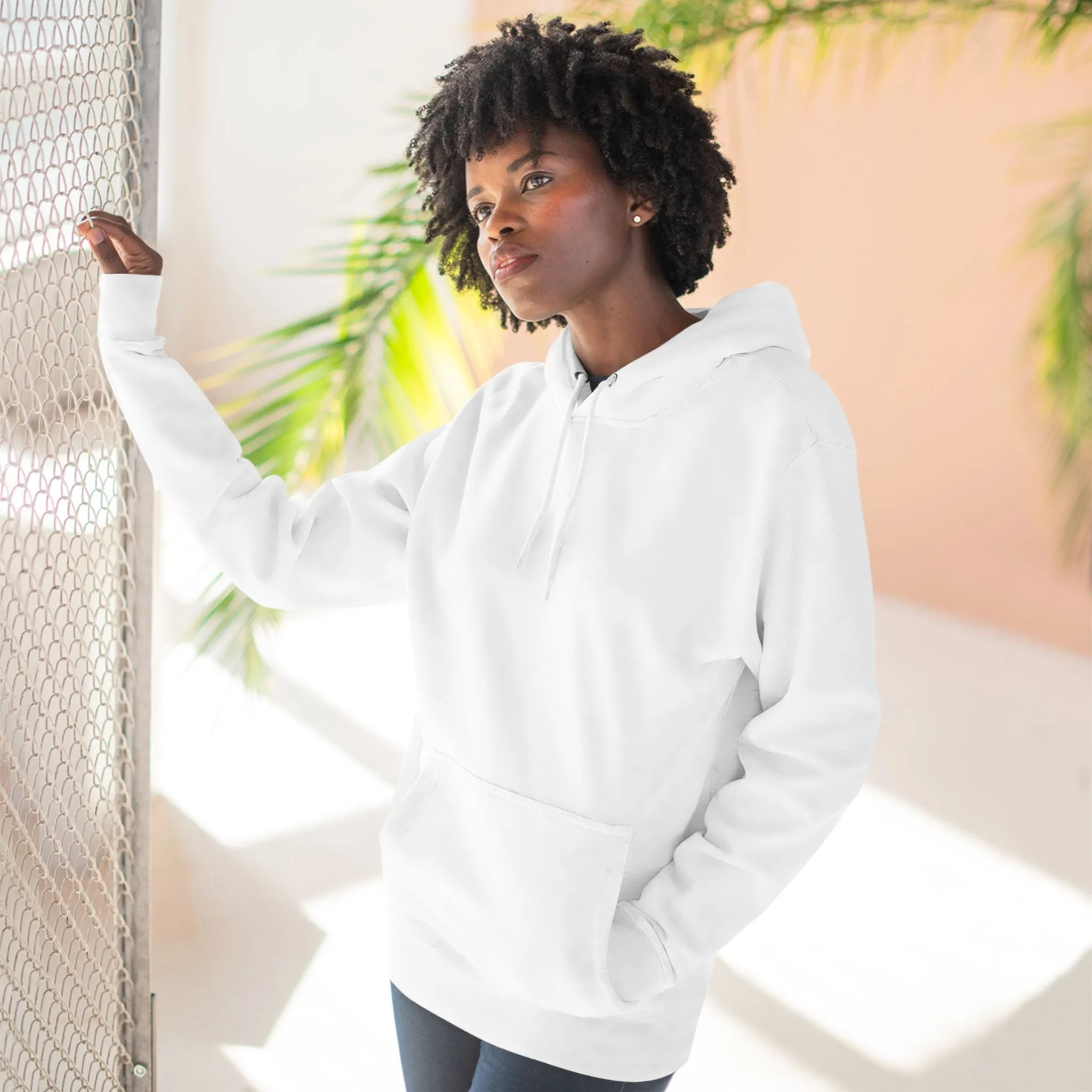 Motivational Three-Panel Fleece Hoodie - Decide Your Future