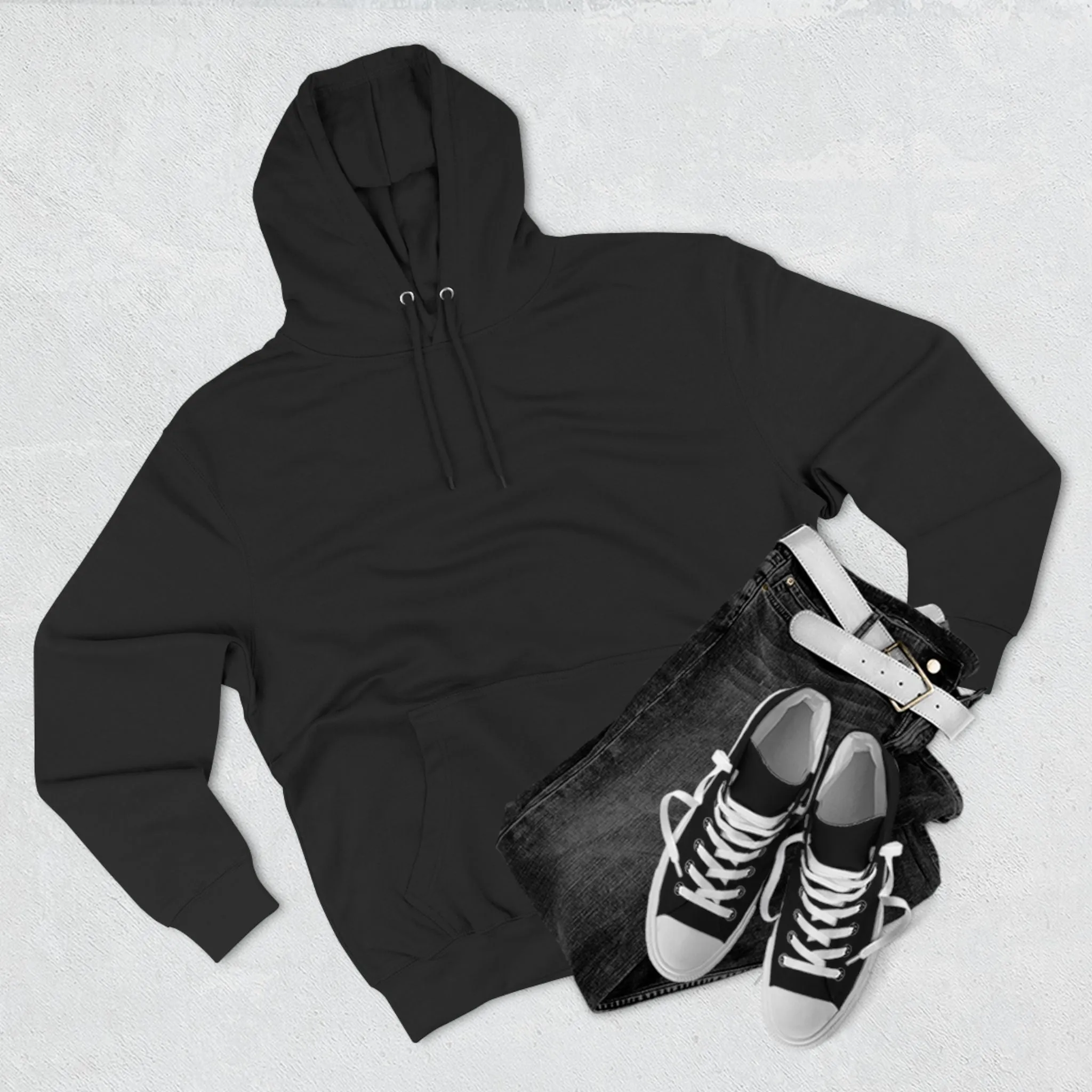 Motivational Three-Panel Fleece Hoodie - Decide Your Future