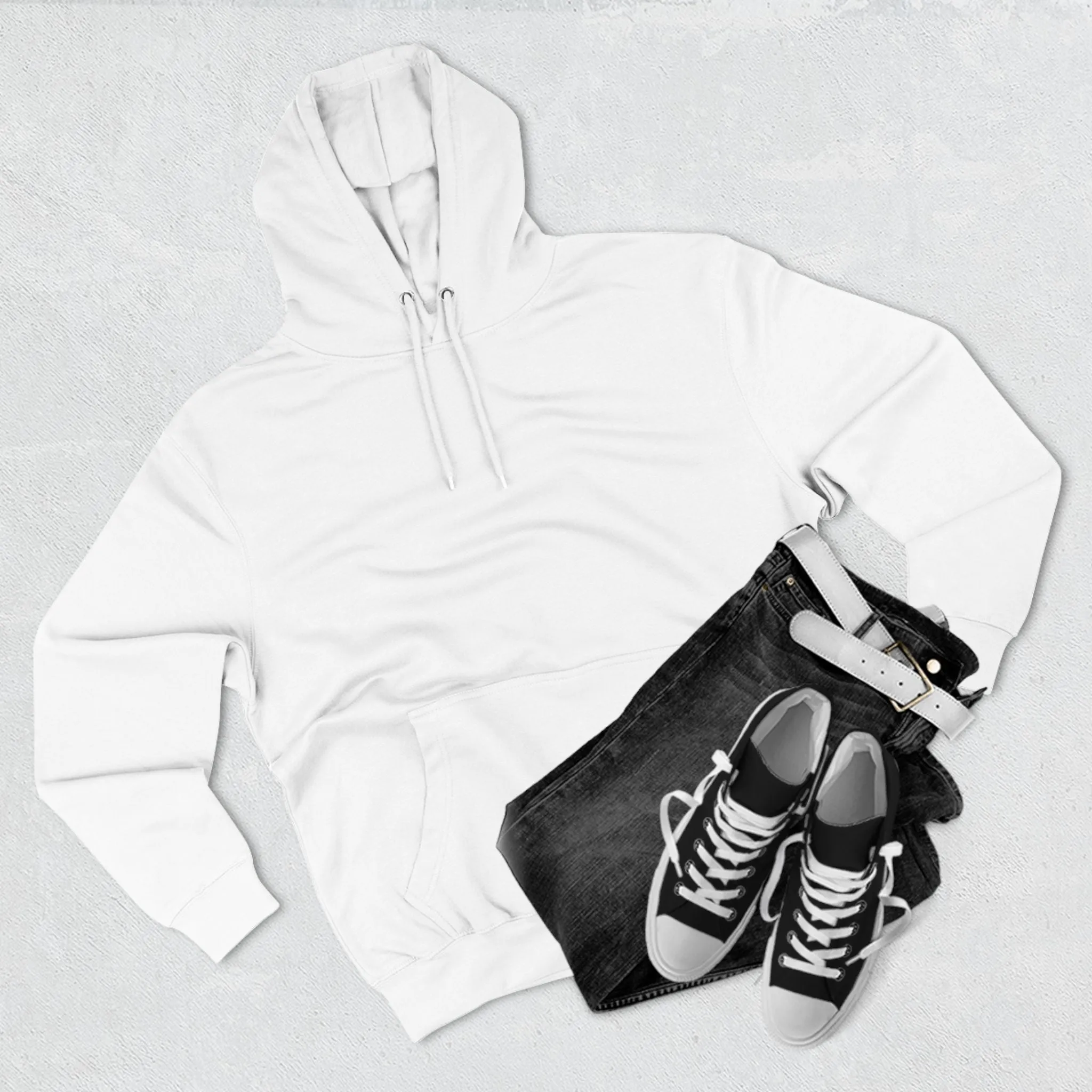Motivational Three-Panel Fleece Hoodie - Decide Your Future