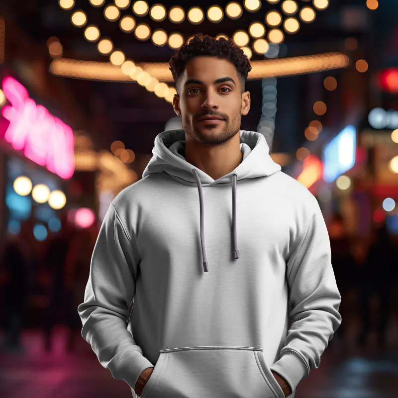 Motivational Three-Panel Fleece Hoodie - Decide Your Future
