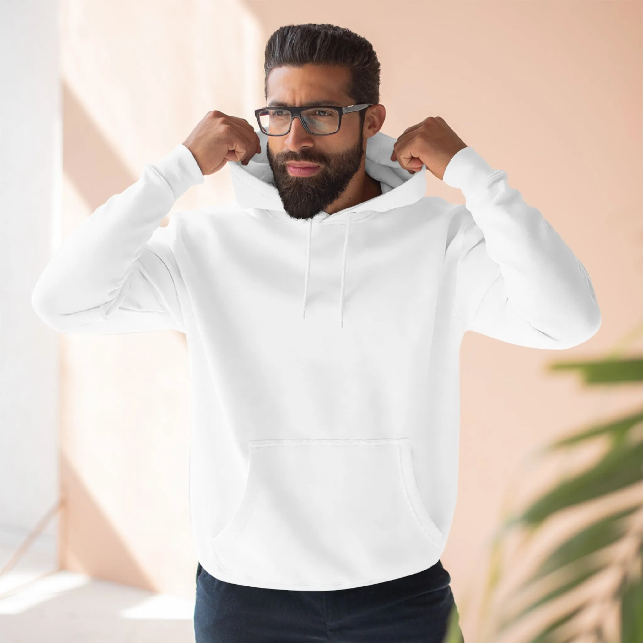 Motivational Three-Panel Fleece Hoodie - Decide Your Future