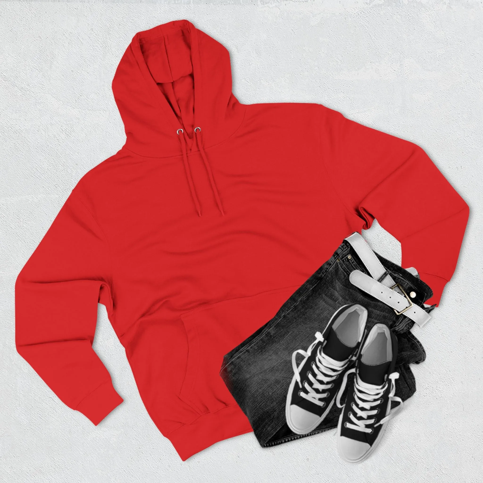 Motivational Three-Panel Fleece Hoodie - Decide Your Future