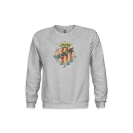 Nastic de Tarragona Color Badge Youth Crewneck Sweatshirt - Grey