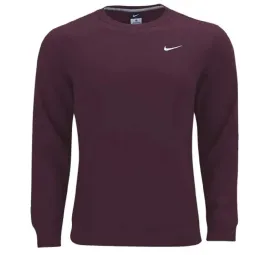 Nike Club Fleece Crew Men's Sweatshirt Small (Dark Maroon)