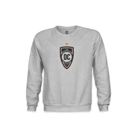 Orange County SC Color Badge Youth Crewneck Sweatshirt - Grey