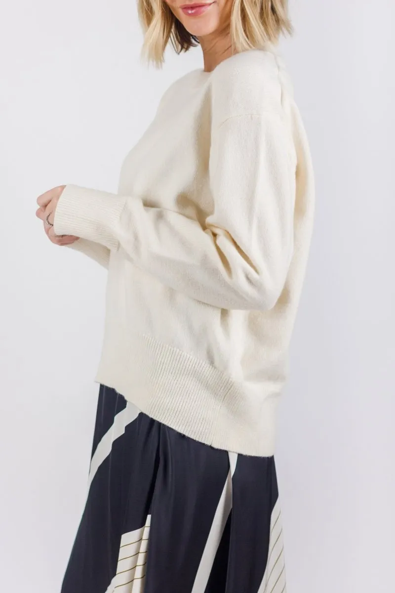 OVERSIZED SWEATER (OFF WHITE)