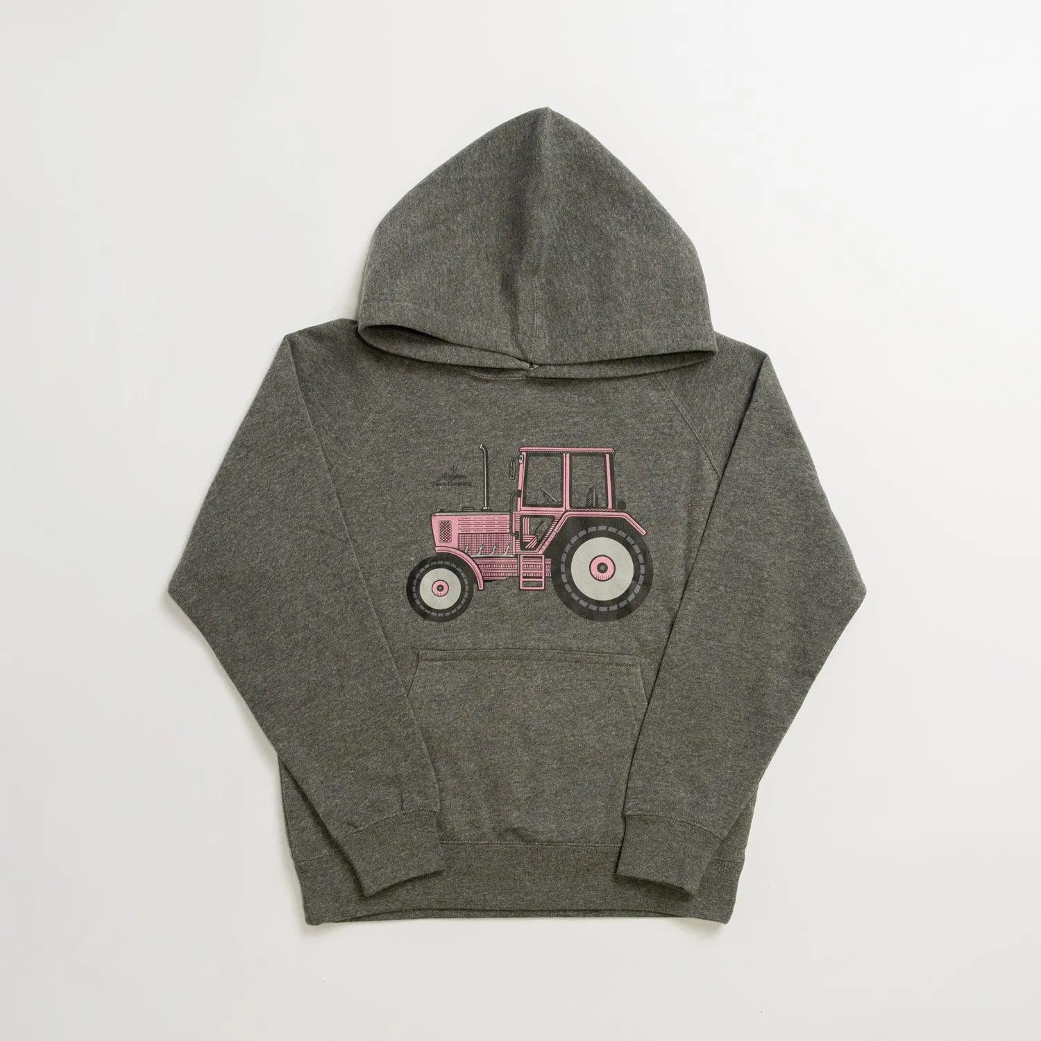 Pink Tractor Youth & Toddler Hoodie