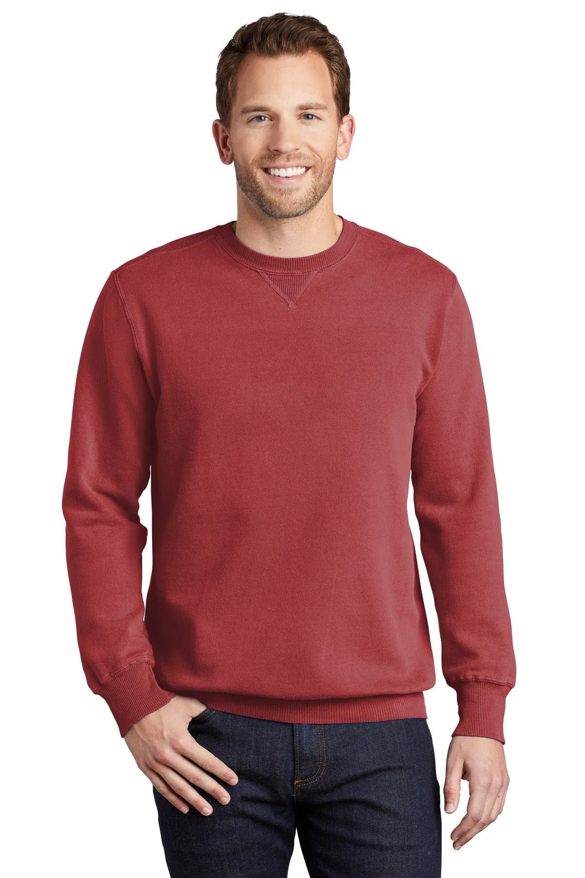 Port & Company ®  Beach Wash ™  Garment-Dyed Sweatshirt PC098