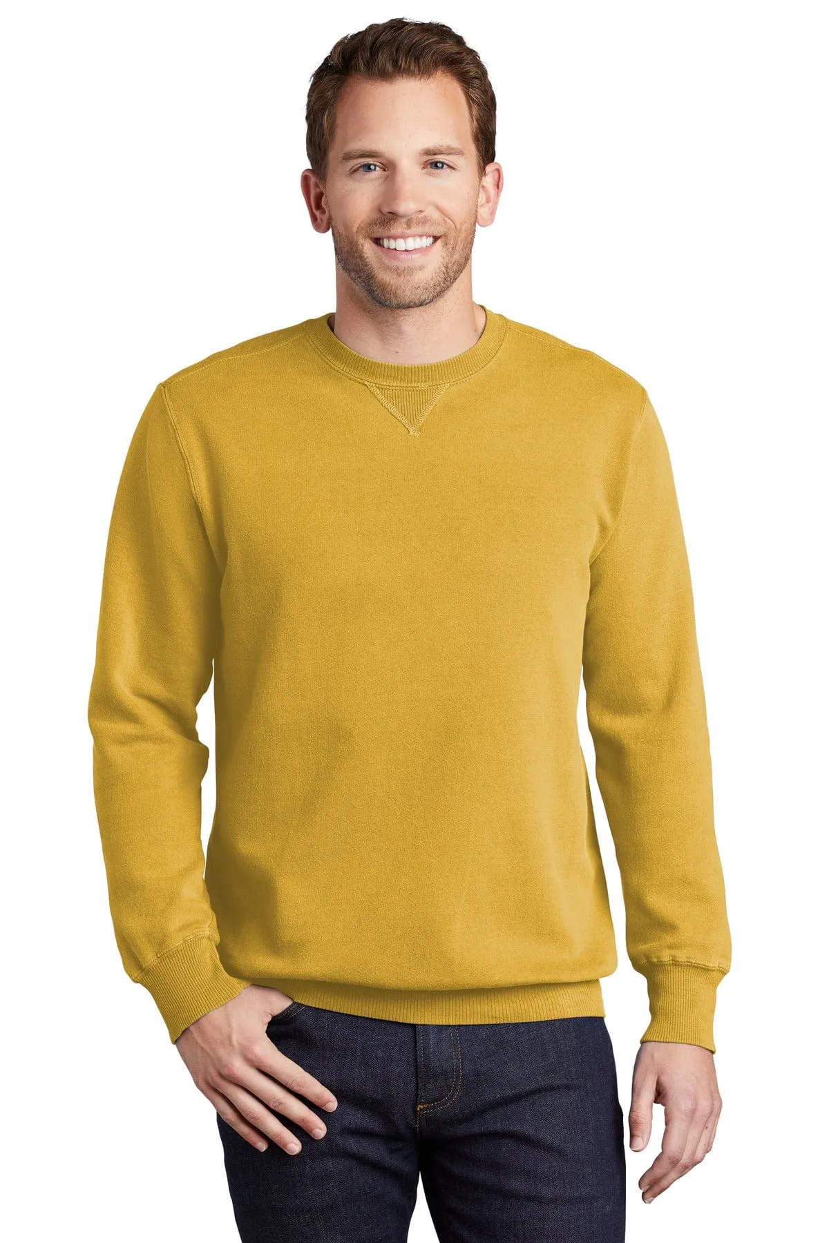 Port & Company ®  Beach Wash ™  Garment-Dyed Sweatshirt PC098