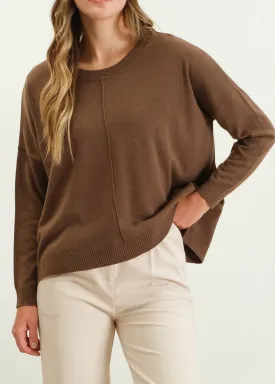 Raya Extended Shoulder Sweater