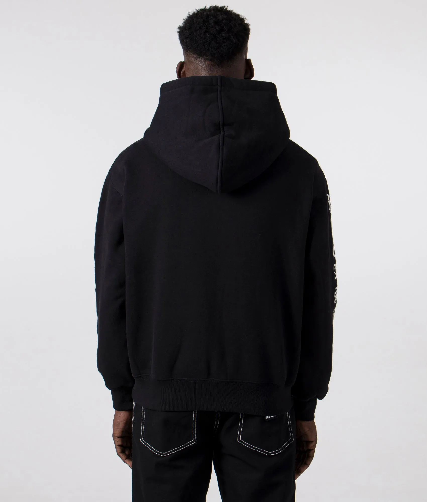 Relaxed Fit Oe Zip Up Hoodie