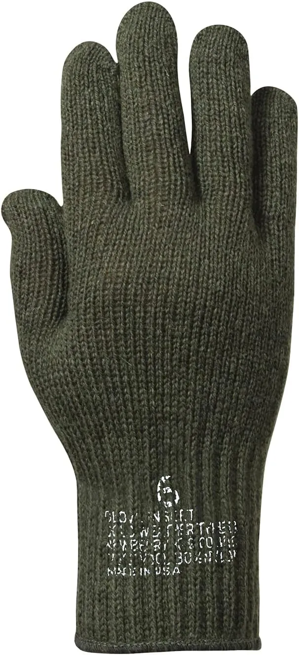 Rothco GI Wool/Nylon Glove Liners, Mil-Spec A-A-55119 USA Made Gloves