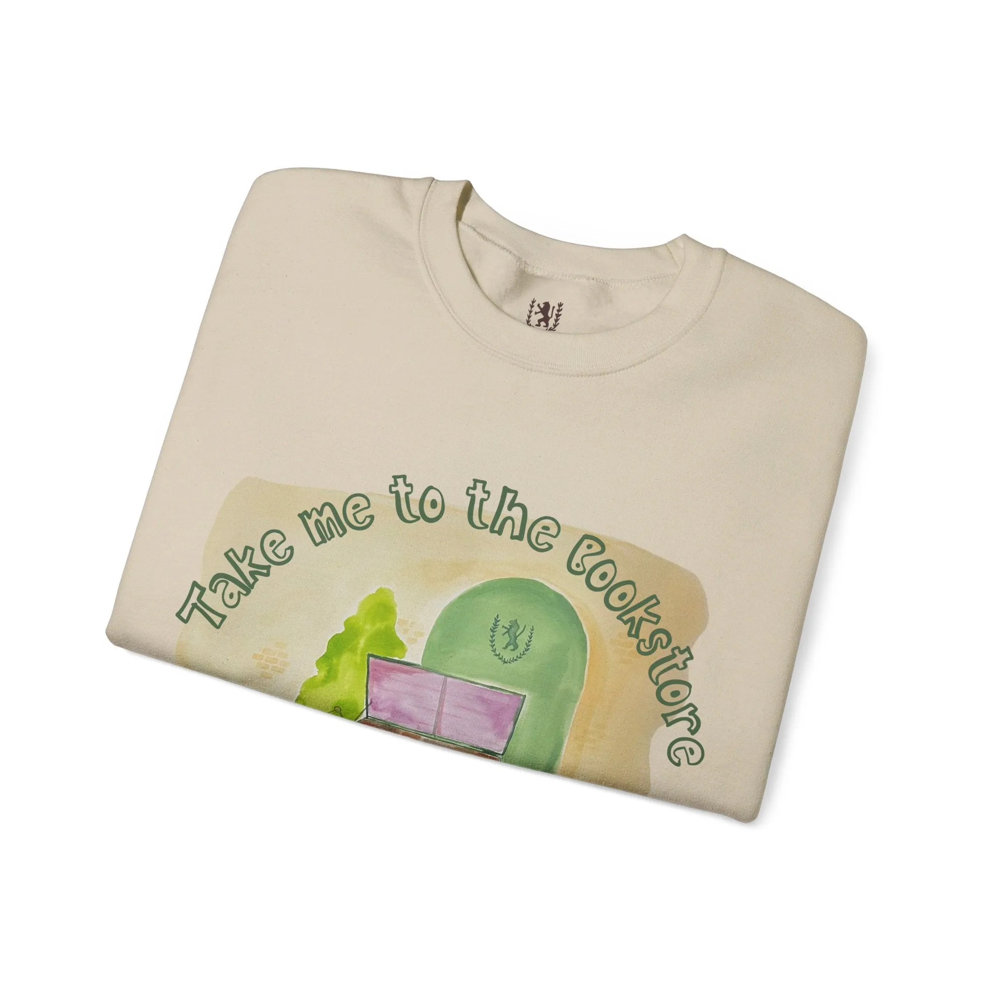 Scholar & Scribe "Take me to the Bookstore" Unisex Heavy Blend™ Crewneck Sweatshirt