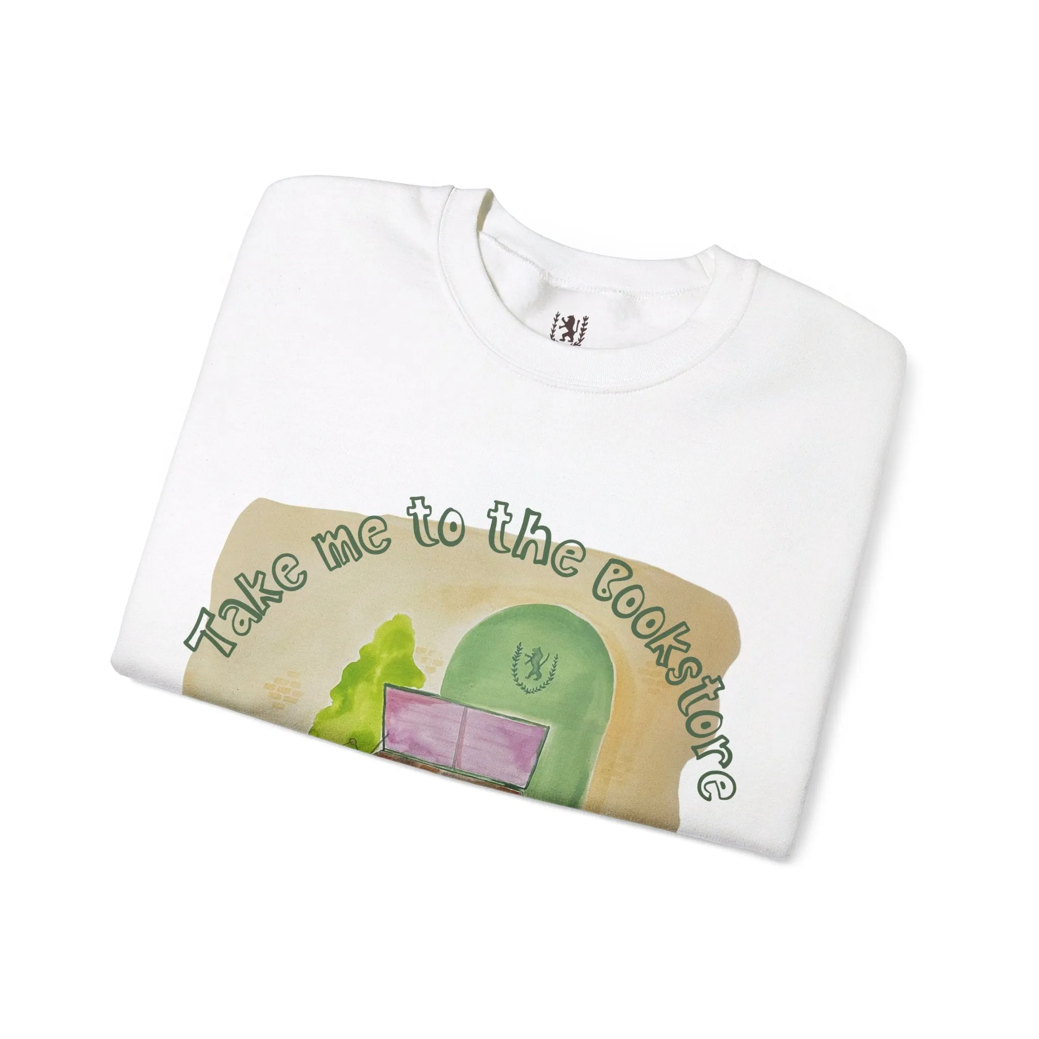 Scholar & Scribe "Take me to the Bookstore" Unisex Heavy Blend™ Crewneck Sweatshirt