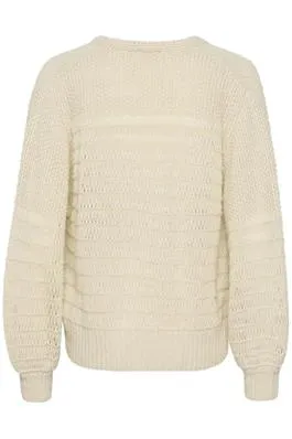 Soaked in Luxury Virana Pullover in Whitecap Gray