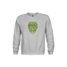 Tampa Bay Rowdies Color Badge Youth Crewneck Sweatshirt - Grey