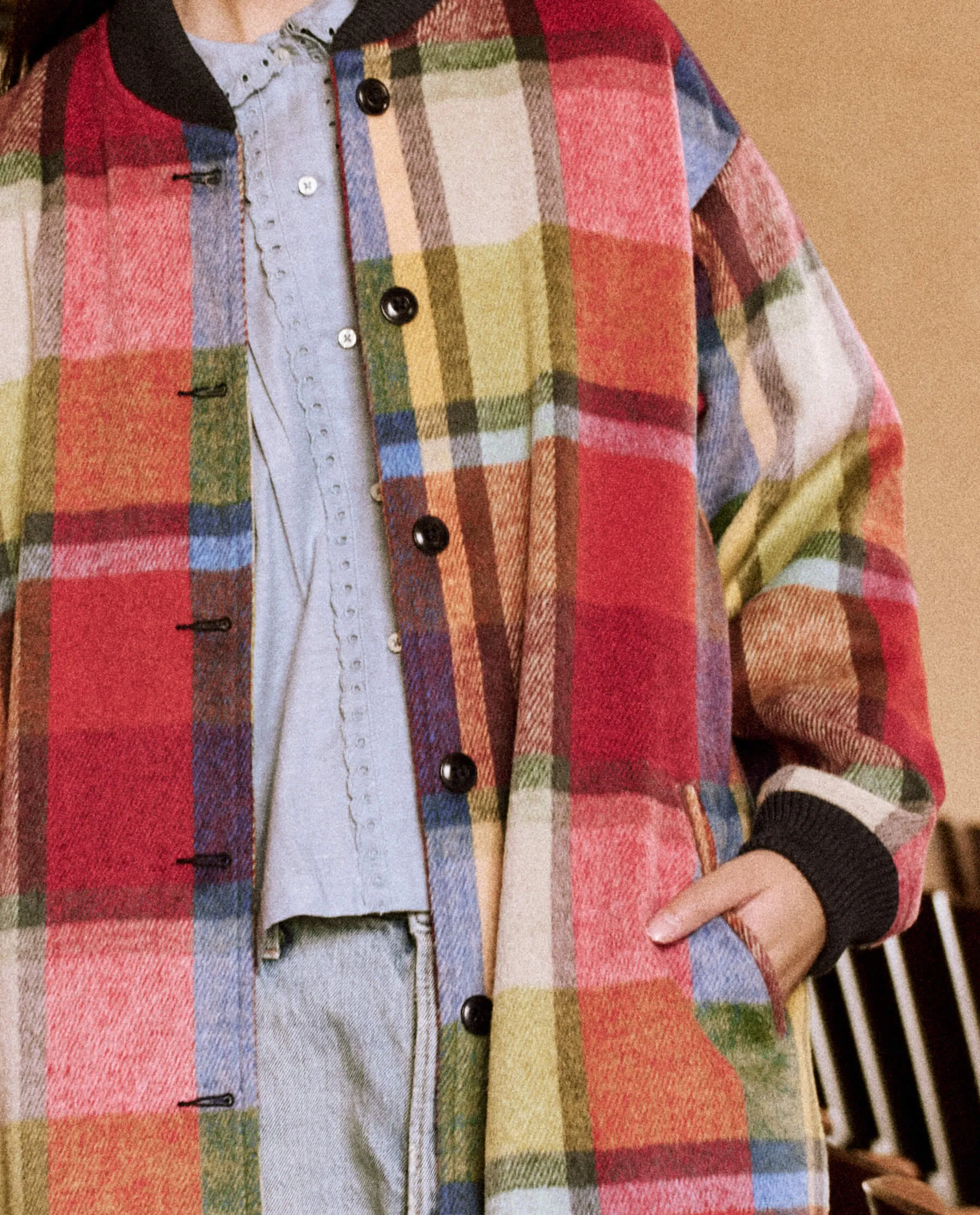 The Long Bomber. -- Bright Mixed Plaid