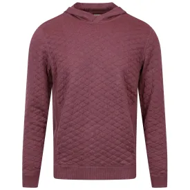 The Wallace Crewneck Sweater Heathered Dark Claret - AW24