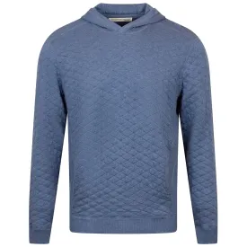 The Wallace Crewneck Sweater Heathered North Sea - AW24