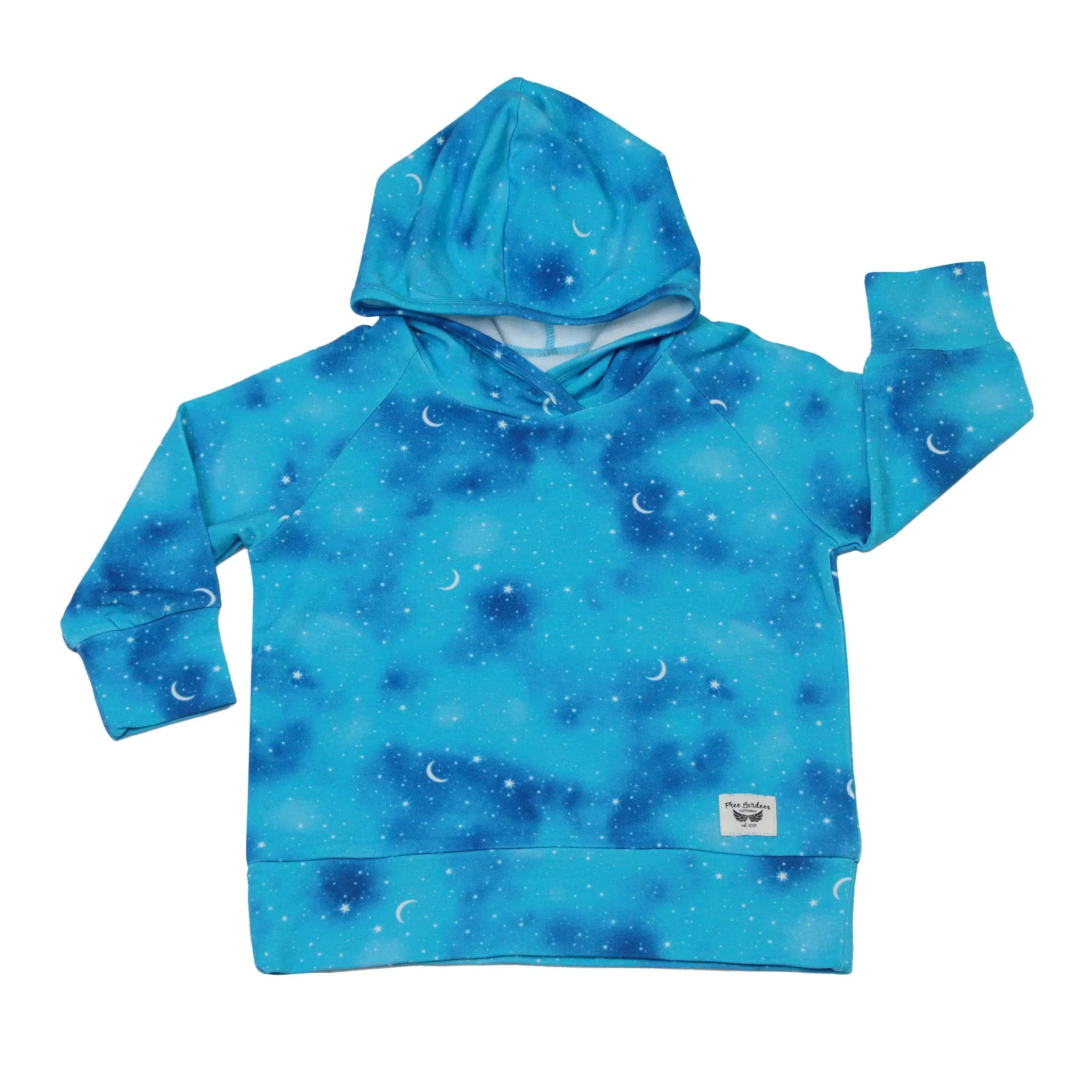 Twilight Stars & Moon Hoodie Sweatshirt || Bamboo/Cotton/Spandex French Terry (2T-8Y)