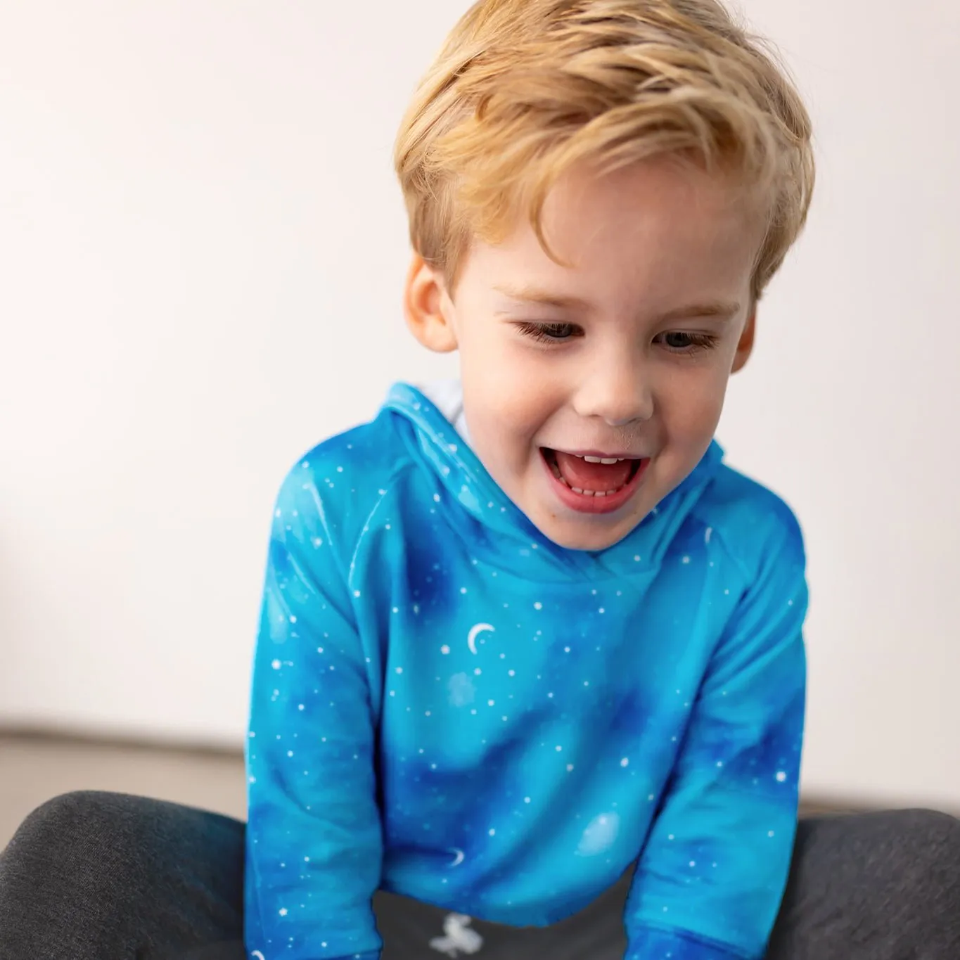 Twilight Stars & Moon Hoodie Sweatshirt || Bamboo/Cotton/Spandex French Terry (2T-8Y)