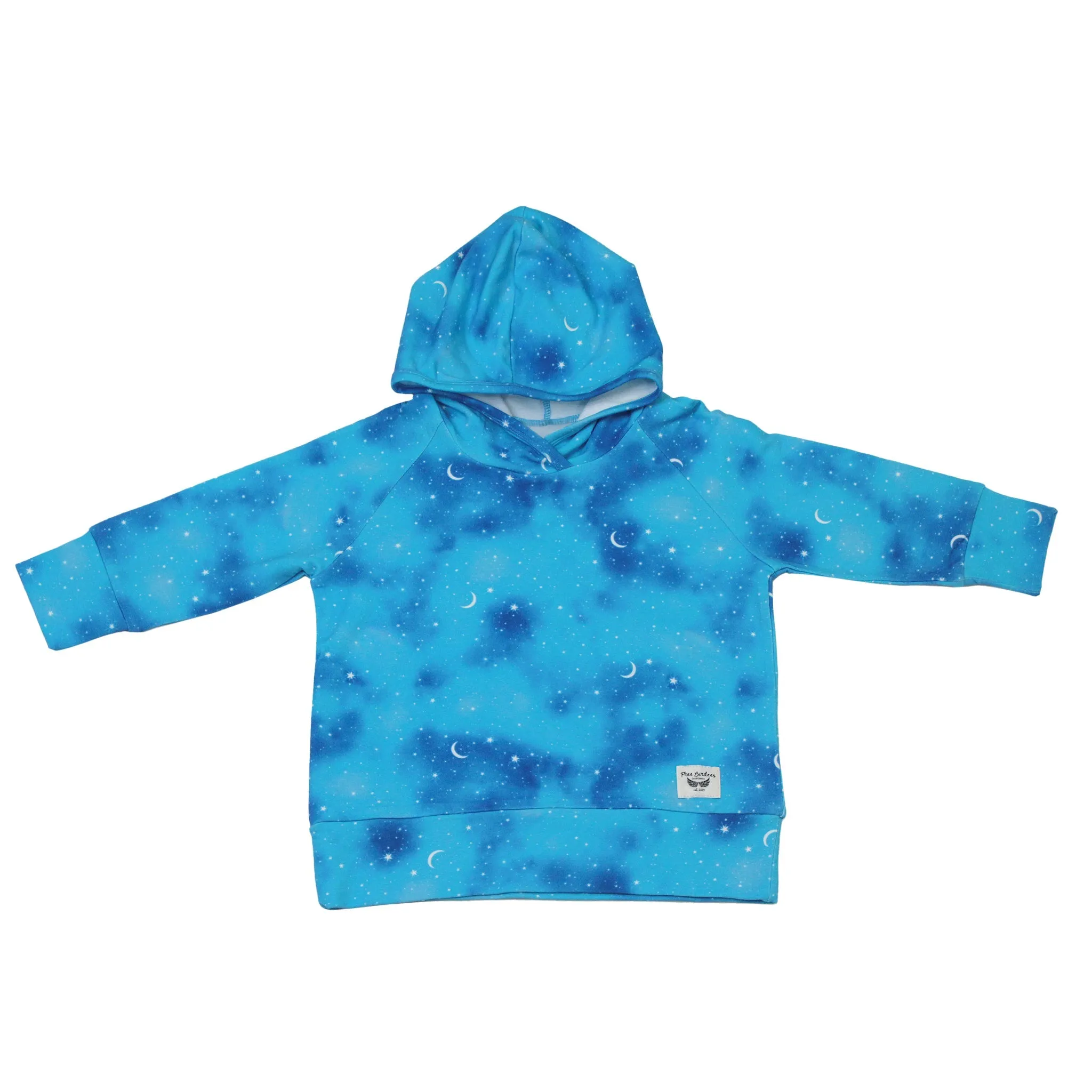 Twilight Stars & Moon Hoodie Sweatshirt || Bamboo/Cotton/Spandex French Terry (2T-8Y)