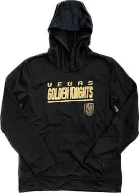 Vegas Golden Knights Youth Performance Pullover Hood - Black