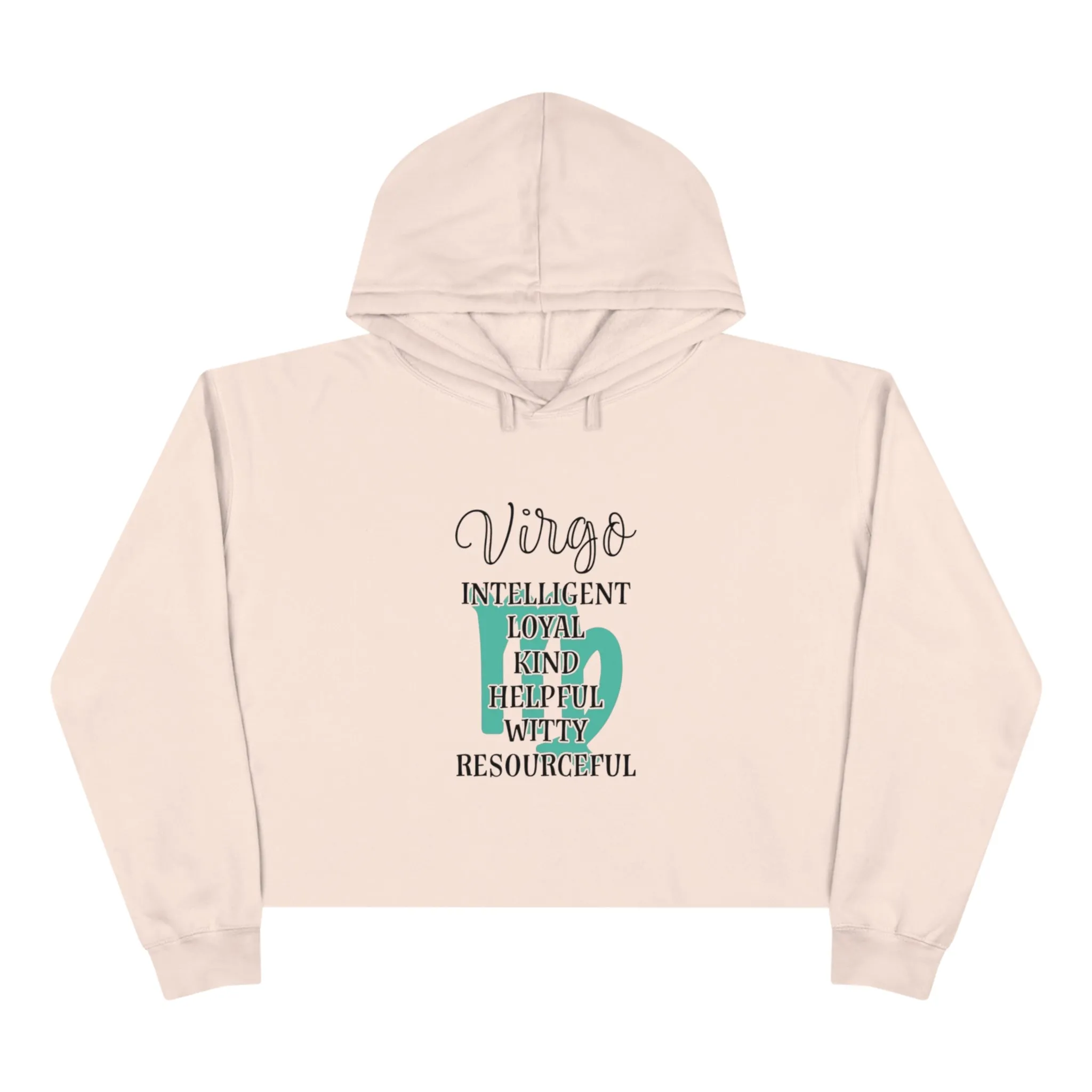 Virgo Zodiac Characteristic hoodie Crop Hoodie