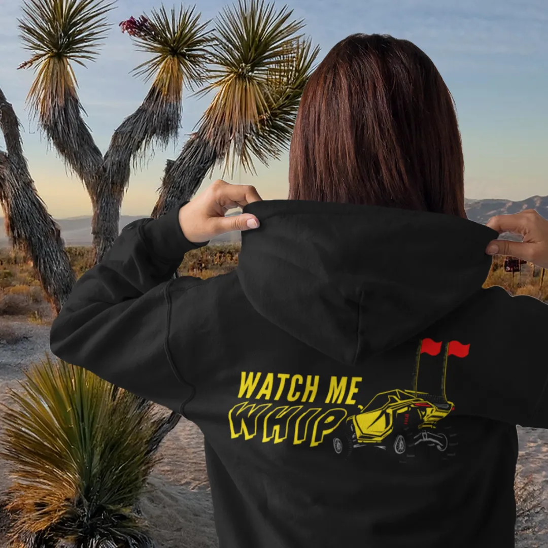 Watch Me Whip Full Zip Hooded Sweatshirt