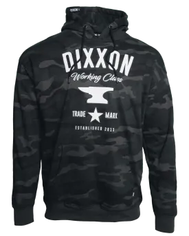 White Working Class TM Pullover Hoodie - Black Camo