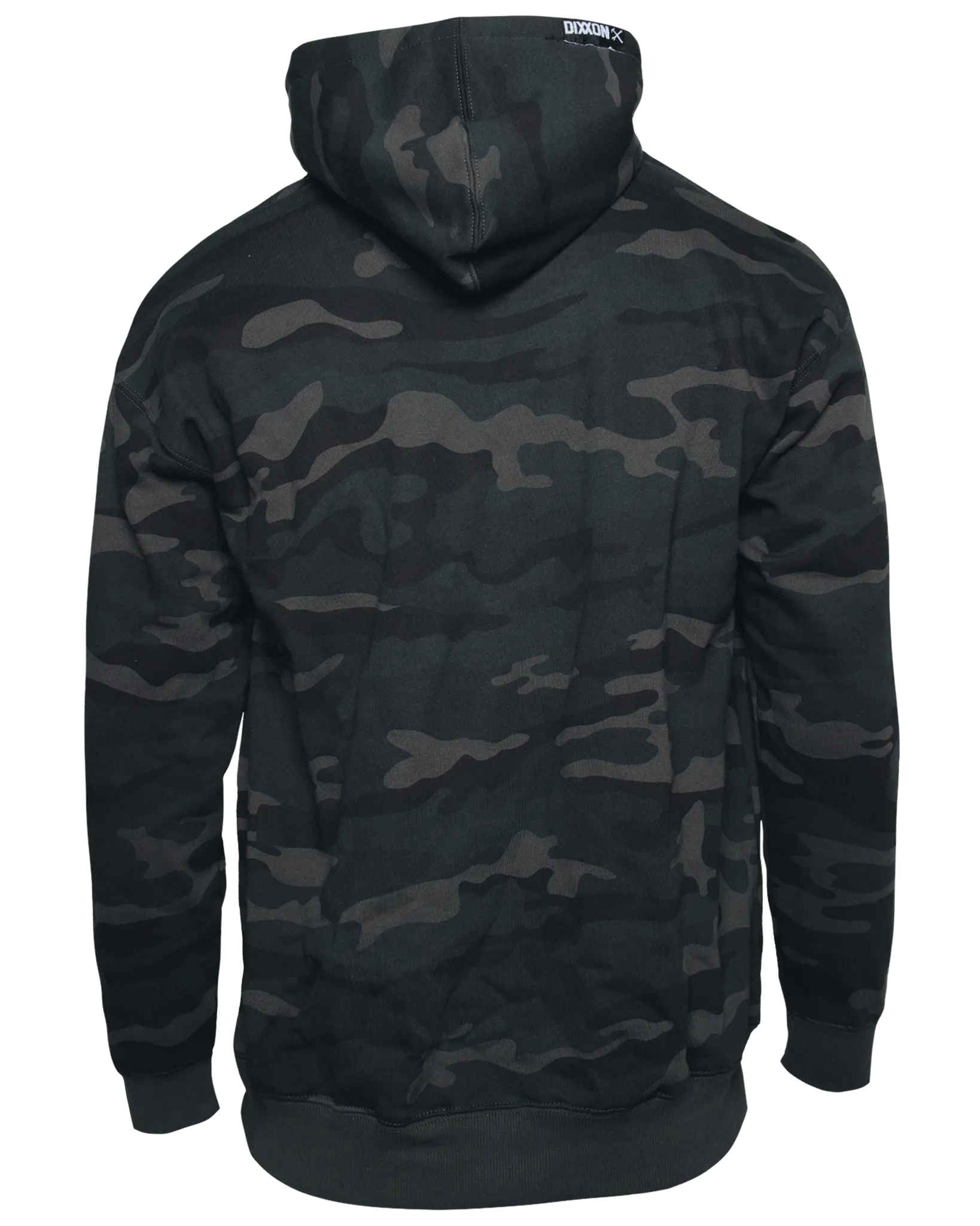 White Working Class TM Pullover Hoodie - Black Camo