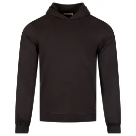Womens Lava Wash Relaxed Hoodie Black - AW24