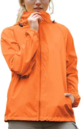 Women's Lightweight Rain Jacket Waterproof Packable Raincoat Sun Protection Hoodies Golf Hiking Travel Windbreaker