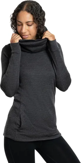 Women's Merino Wool Cowl Pullover by Woolly | RWS Certified | Warm, Soft, Seattle Designed