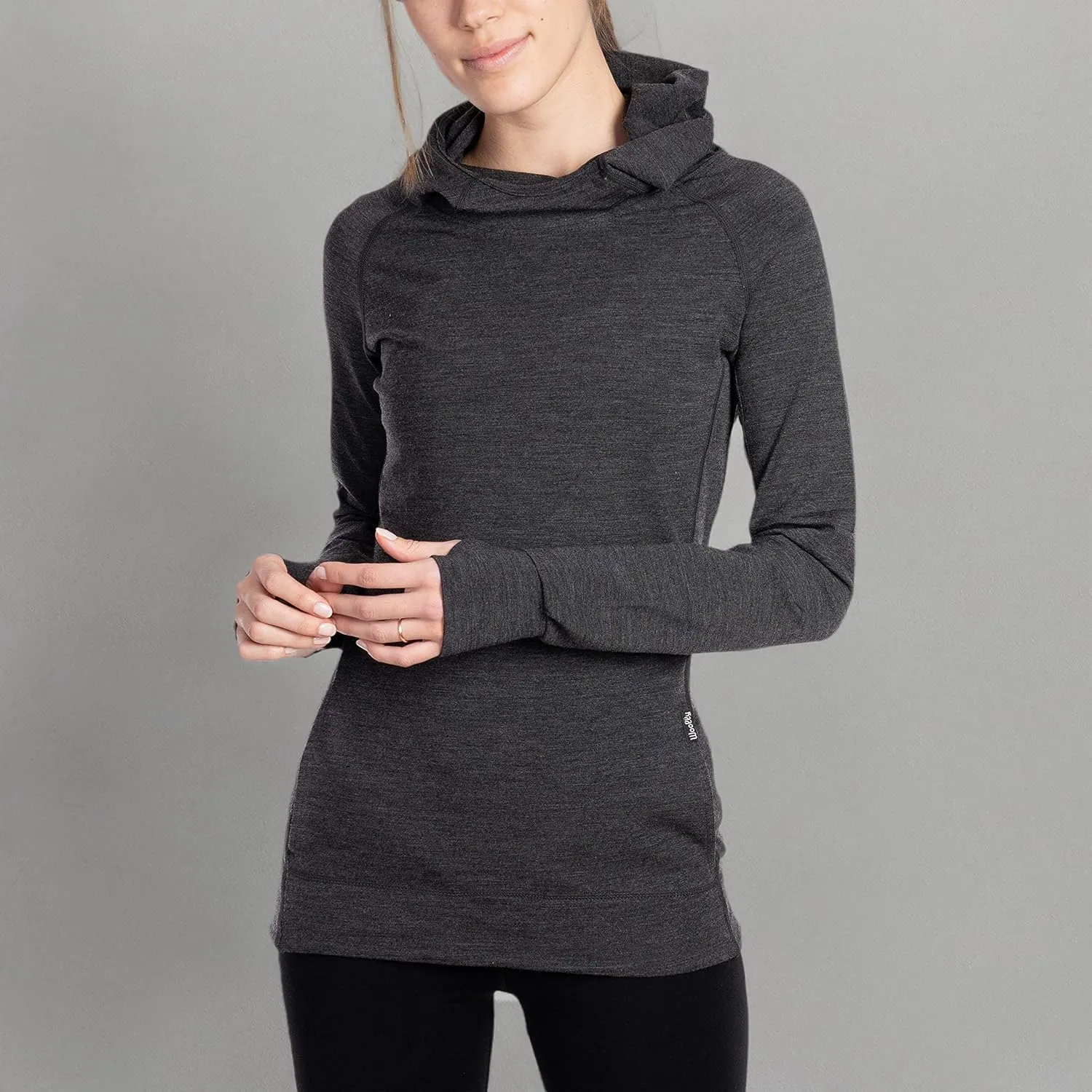 Women's Merino Wool Hoodie By Woolly | RWS Certified | Warm, Soft, Seattle Designed