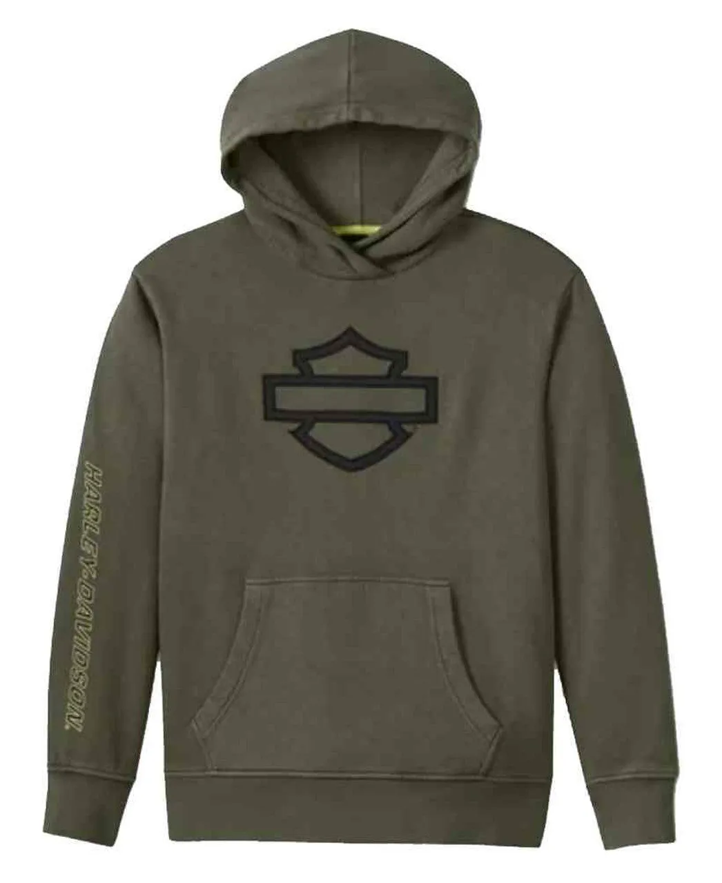 Women's Oversized Bar & Shield  Hoodie, Green