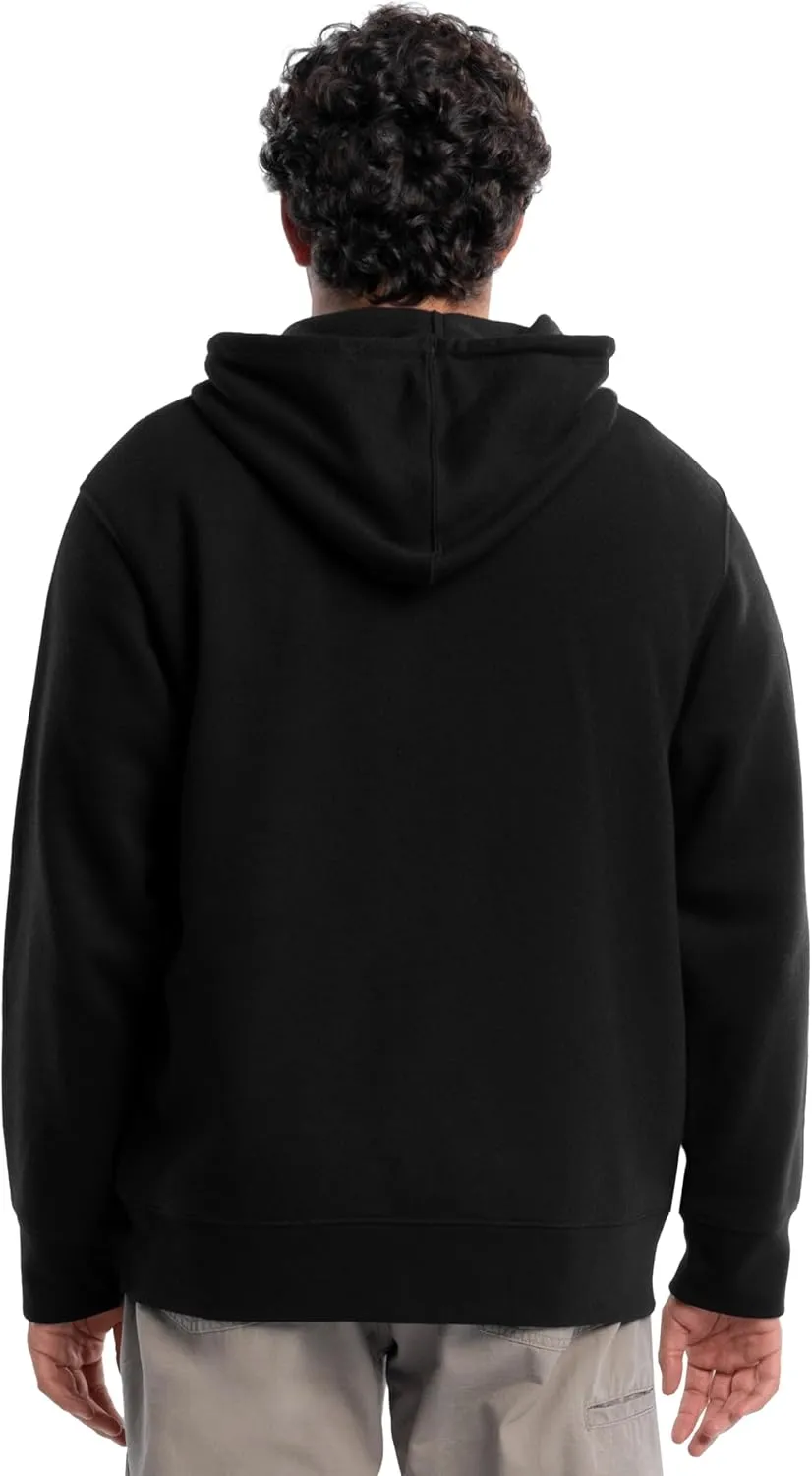 Wrangler Men's Full Zip Hooded Sweatshirt with Front Pouch Pocket