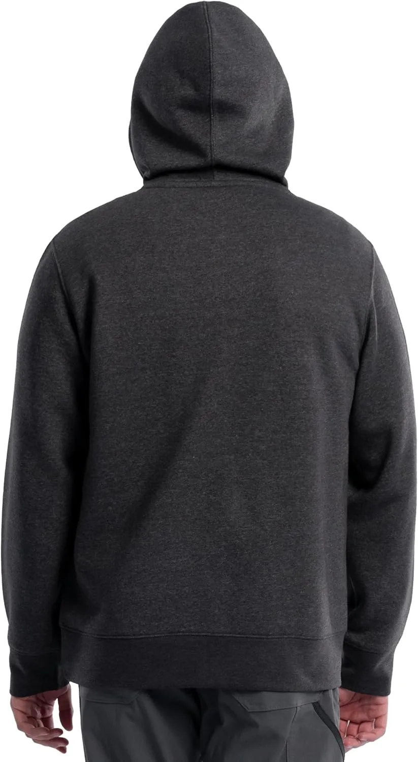 Wrangler Men's Full Zip Hooded Sweatshirt with Front Pouch Pocket